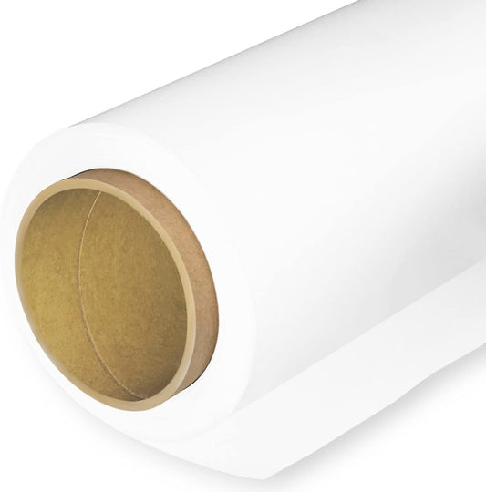 Huamei Seamless Photography Background Paper, Photo Backdrop Paper (4.4x16 Feet, Arctic White)