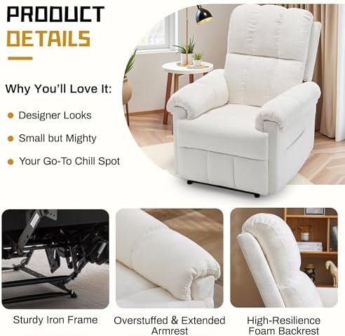 Korser Recliner Chair, Living Room Recliner Chairs - Image 6