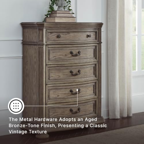 Signature Design by Ashley Ardenfield Traditional 5-Drawer Chest - Image 5