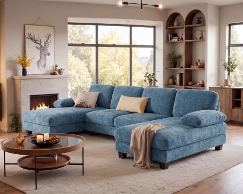 Furniwell U-Shaped Convertible Sectional Sofa Couch - Image 5