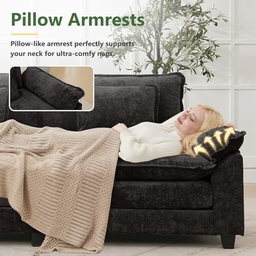 Oversized Modular Sectional Sofa Set, Convertible Deep Seat Cloud Couch - Image 5