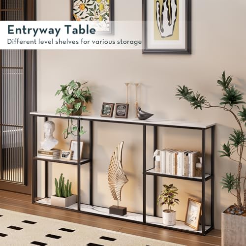 WOHOMO 63 in Entryway Table Modern Sofa Table - Image 2