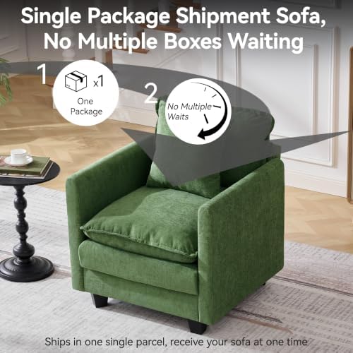 30'' Cloud Single Couch, Cloud Sofa - Image 5