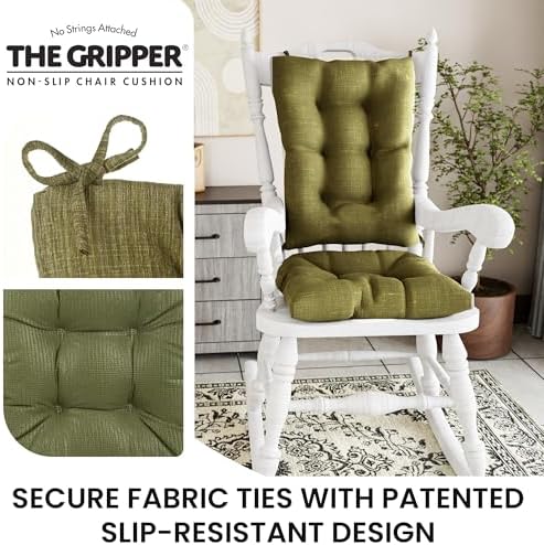 Klear Vu The Gripper Non-Slip Rocking Chair Cushion Set - Image 4