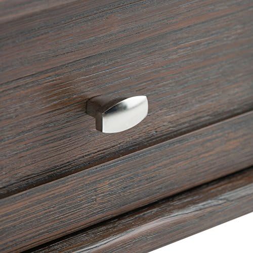 SIMPLIHOME Warm Shaker 20" Wide Solid Wood End Table in Farmhouse Brown - Image 5