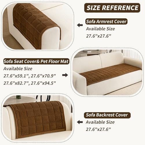 Couch Covers for Dogs, Non Slip Washable Pet Couch Covers for Sofa - Image 3