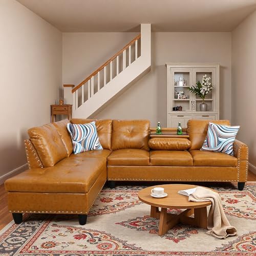 L-Shaped Sectional Sofa, Modern 4-Seat Couch - Image 6