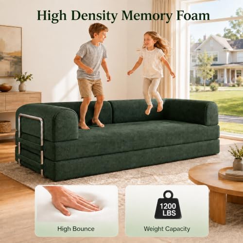 WHGBJA 79" 5 in 1 Convertible Sofa Bed Couch, Modular Sectional - Image 5
