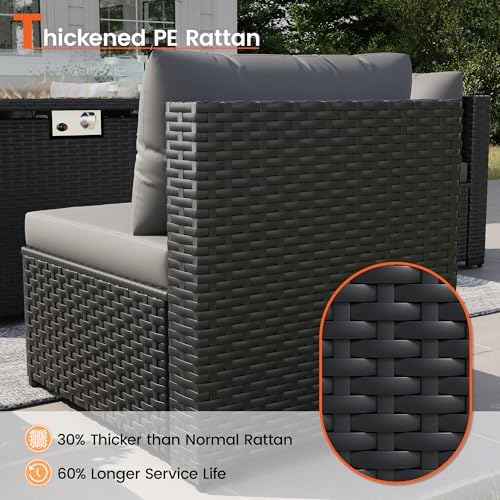 8 Piece Patio Furniture Set - Image 5
