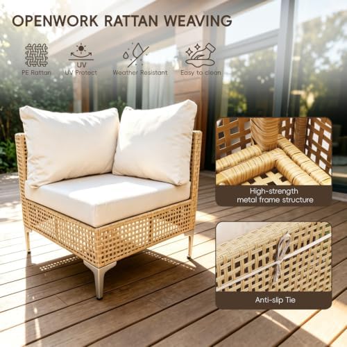 Boho Outdoor Patio Furniture Set - Image 4
