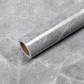 Glossy Grey Marble Contact Paper by YUN-aeonPeelandStickWall