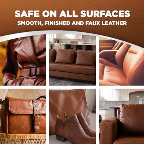 Weiman Leather Cleaner, Conditioner & Protector, 2 Pack Wipe - Image 3