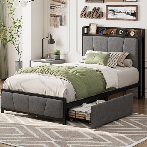 GAOMON Twin-XL Size Bed Frame - Image 3