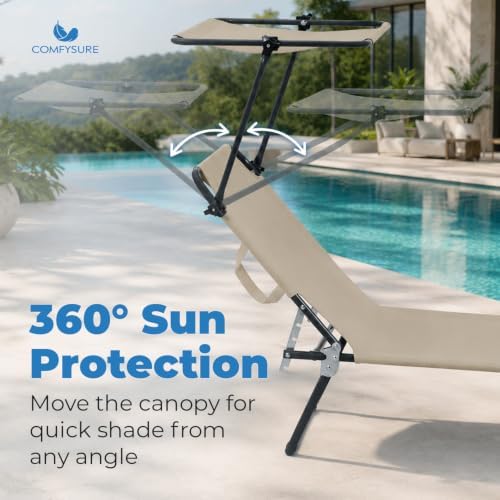 Folding Outdoor Set of 2 Lounge Chairs - Image 6