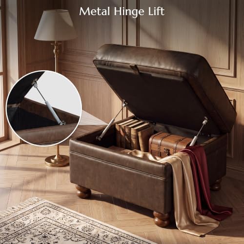 Traditional Faux Leather Chair - Image 5