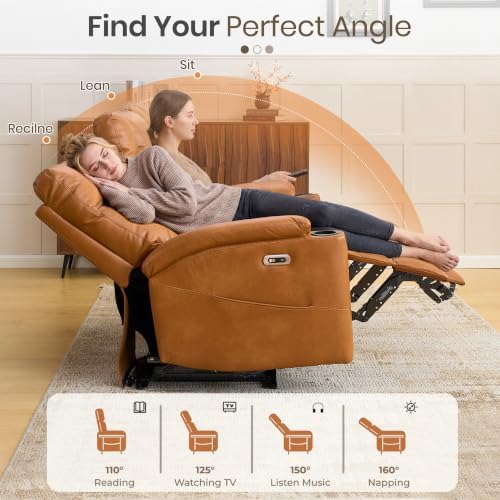 Power Recliner Loveseat, Electric Reclining Sofa - Image 3