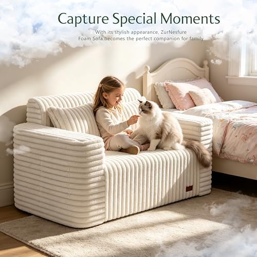 ZurNesfure Sofa Couch Loveseat Boneless Sofa - Image 4