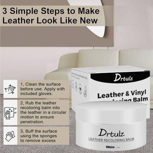 Leather Recoloring Balm, Leather Color Restorer Conditioner, Leather Restorer - Image 5