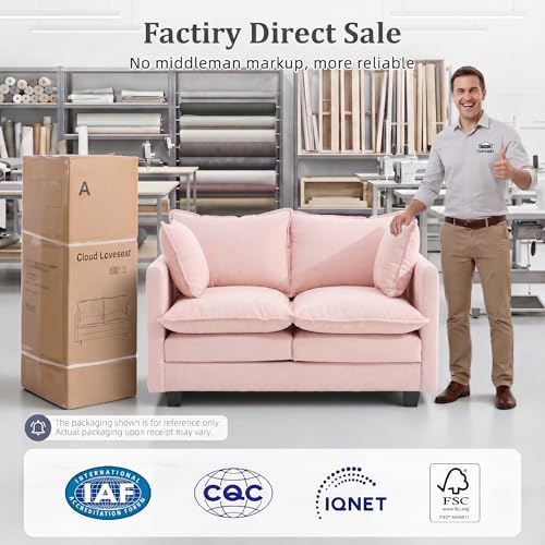 2-Seater Cloud-Like Loveseat Sofa - Image 6