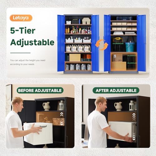 Letaya Metal Garage Storage Cabinets - Image 5