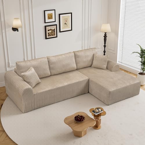 110" Boneless Cloud Sectional Couches - Image 7