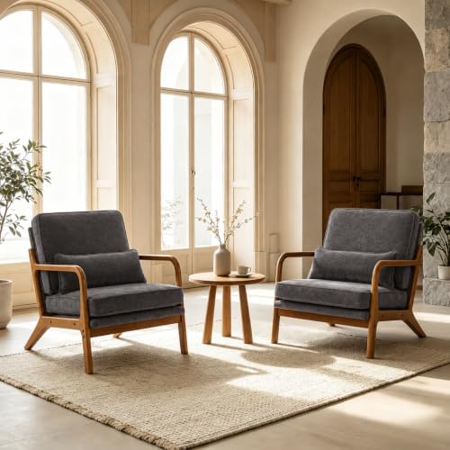 Karl home Mid-Century Modern Accent Reading Chair - Image 6
