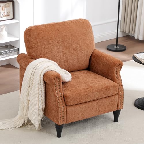 Accent Chair for Living Room, Modern Mid Century Reading Chair Armchair High - Image 7