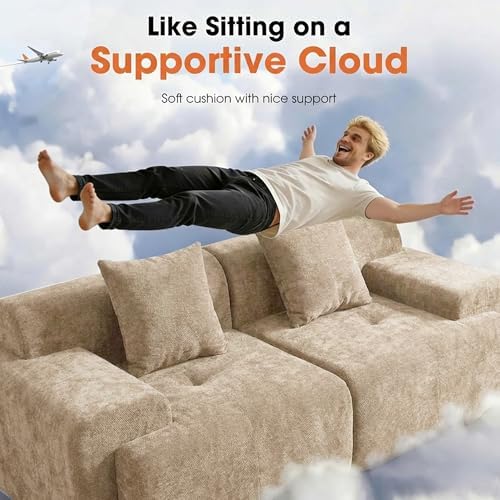 84" Modular Loveseat Couch - Image 4