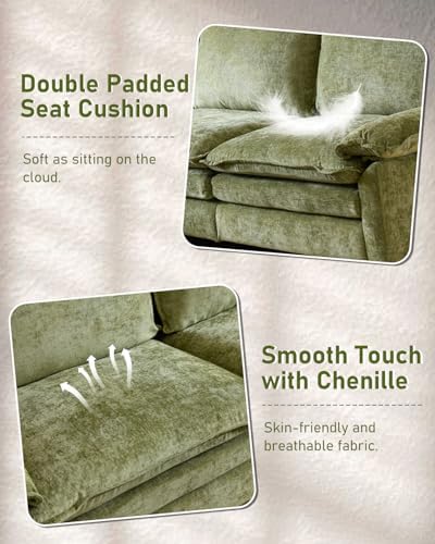 Karl home 122" 3-Seat L-Shaped Sectional Couch - Image 5