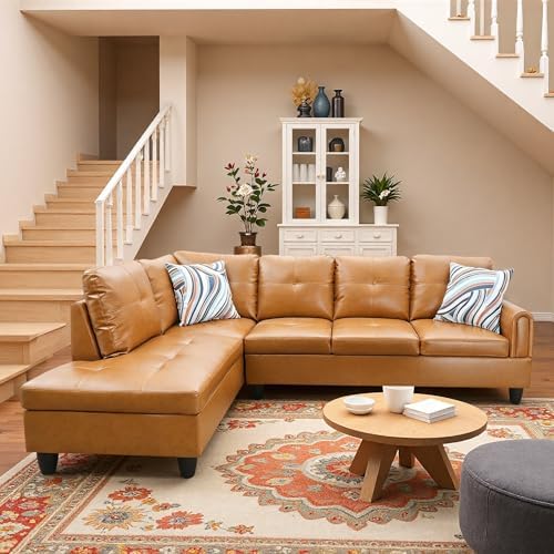 L-Shaped Sectional Sofa, Modern 4-Seat Couch - Image 6