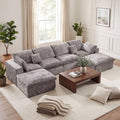 153" Oversized Boneless Cloud Couch Sectional by fanzutuz
