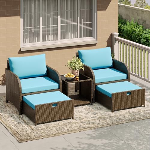 Garvee 5-Piece Outdoor Patio Conversation Set by Garvee