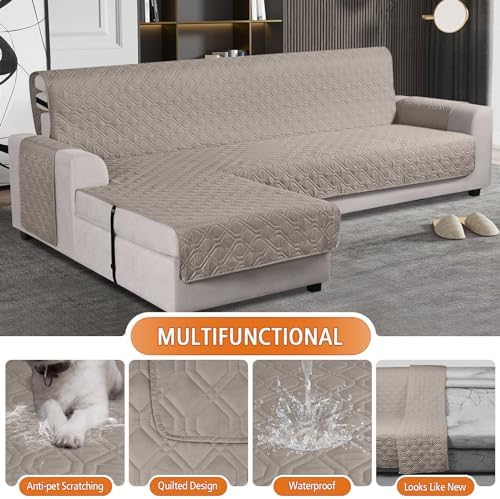 VANSOFY Sectional Couch Covers, L Shaped Sofa Slipcover - Image 3