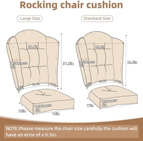 Wingback Rocking Chair cushion - Image 2