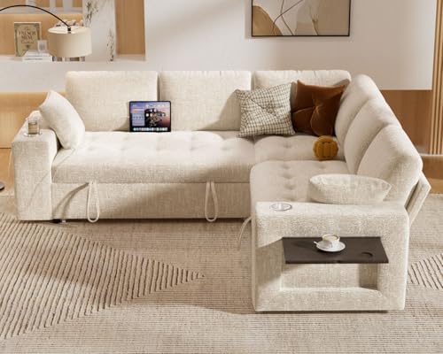 Vipbear 86" Modular Sectional Sleeper Sofa - Image 2