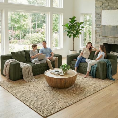 Boneless Loveseat Sleeper Sofa Bed: 3-in-1 Convertible Sofa Bed - Image 2