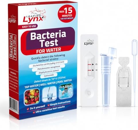 E. coli O157 Bacteria Water Test Kit – 15-Minute Rapid Drinking Water Test by LEAPINGLYNX