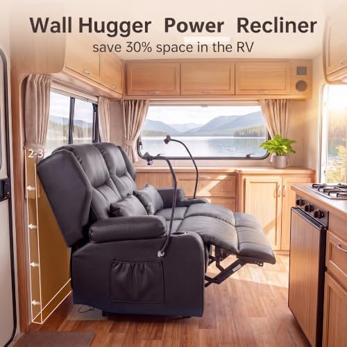 Loveseat Recliner with Massage and Heat, Built-in Bluetooth Audio & Cup Holders - Image 6