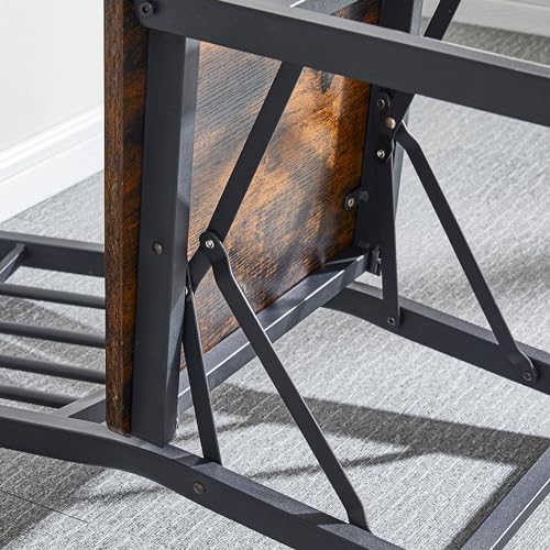 Folding Dining Chair Modern Retro Chair - Image 4