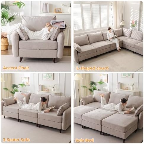 Rexulqo 135'' Modular Sectional Sofa - Image 6