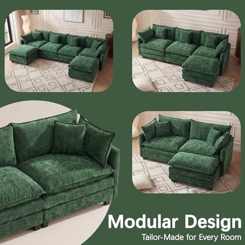Modular Sectional Sofa 102" Oversized Cloud Couch - Image 6