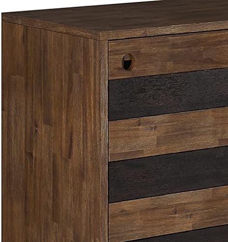 SIMPLIHOME Clarkson 48" Solid Acacia Cabinet in Rustic Natural Aged Brown - Image 6