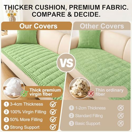 Smiry Couch Cover for Dogs, Non Slip Washable Sofa Protector for Pets - Image 5