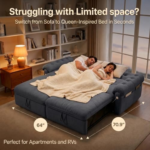 Queen Sleeper Sofa Bed - Image 6