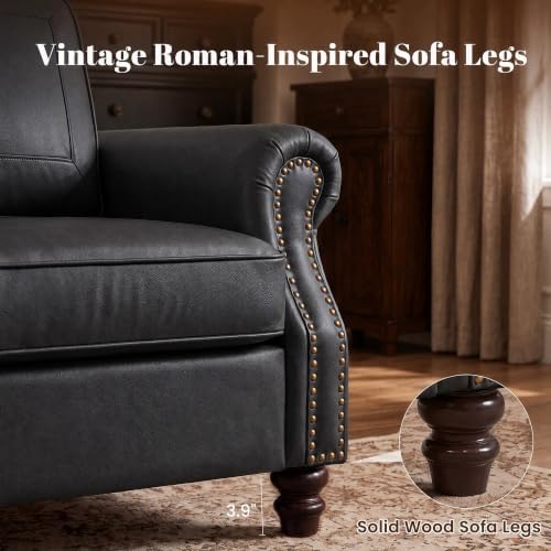 Kingfun Faux Leather Accent Chair - Image 4