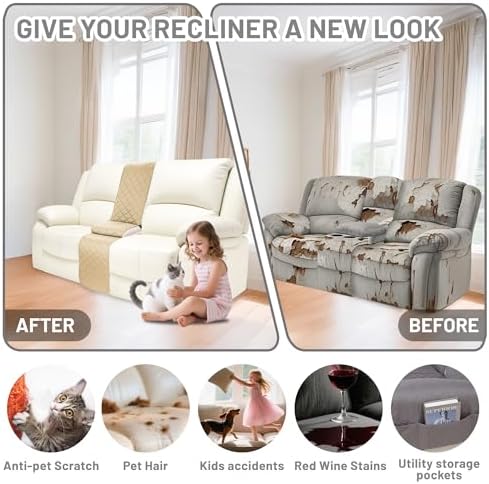 Sectional Reclining Couch Covers - Image 4