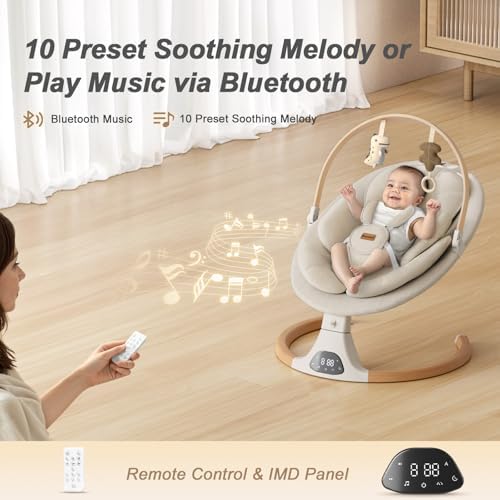 Monamii Baby Swings for Infants - Image 6