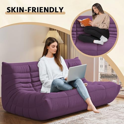 Big Adults Bean Bag Chairs Comfy Fireside BeanBag Couch Togo Sofa - Image 5