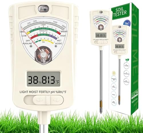 Soil Test Kit, 6 in 1 Soil Tester by LANBOJINDI