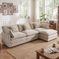 Tmsan 111.42" Cloud Couch Modular Sectional Sofa by TmsanHomeKitchen
